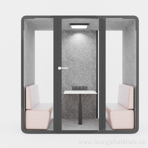 Soundproof Office Booth Company Indoor Double Phone Booth